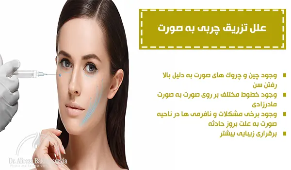 علل تزریق چربی به صورت